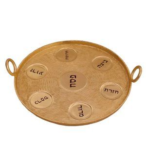 Gold Passover Seder Plate